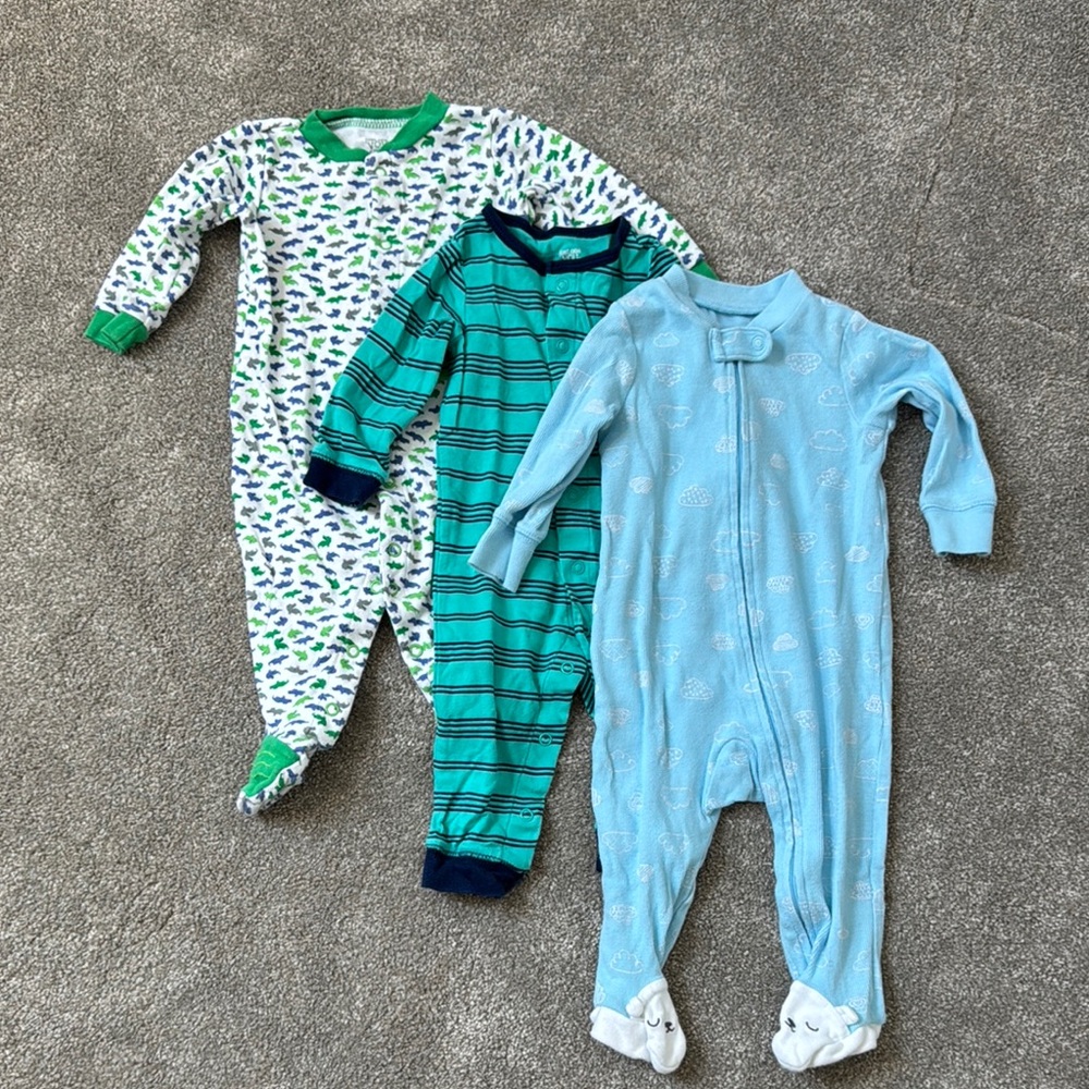 Carter’s Blue and Green Kids One Piece Set